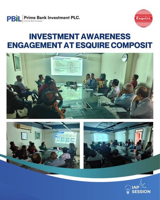Prime Bank Investment PLC. recently conducted an Investor Awareness Program (IAP) session at Esquire Knit Composite Limited